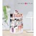 DreamGenius 360 Rotating Makeup Organizer 7-Layer Cosmetic Storage Case | Clear Acrylic Display for Jewelry, Brushes & Lipsticks - Buy Online on SooperMarket.com