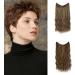 Clip in Hair Extensions Natural Real Light Brown Hair Extensions Long Wavy Hairpieces Seamless Human Hair for Women Daily Wear Party Cosplay 20inch - Buy Online on SooperMarket.com