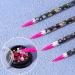 AMZLORD 4/12PCS Rhinestone Picker Pencil Set Self Adhesive Crystal Gem Pick Up Tools with Pencil Sharpener Dotting Wax Pen Nail Dotting Wax Pen Rose Red-12PCS - Buy Online on SooperMarket.com
