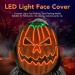 Topyond LED Pumpkin Mask Pumpkin Light Face Cover Scary Pumpkin Adjustable Glowing Facial Cover for Halloween Party Cosplay Decoration - Buy Online on SooperMarket.com