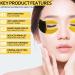 ICANdOIT 24K Gold Eye Mask for Dark Circles & Puffiness - 7 Pairs, Anti-Aging Eye Patches with Hyaluronic Acid & Collagen, Suitable for All Skin Types - Best Gift Idea for Women & Men - Buy Online on SooperMarket.com