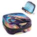 Color Turtle Galaxy Sanitary Napkin Storage Bag Feminine Menstrual Cup Pouches Nursing Pad Holder Tampon Bags Portable Period Bag for Women Teen Girls 1Pcs Multi-colored 1