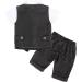 AmzBarley Baby Boys Tuxedo Rompers Suit | Formal Outfit for Kids | Gentleman Dress Shirt Pants Vest Bowtie | Black 1-2 Years - Buy Online on SooperMarket.com