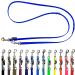Biothane dog linen small dogs / large dogs adjustable 2m / 2.40m / 2.80m / 3.50m / 5m silver hook 9mm / 13m m / 16mm (2.40m x 16mm blue) 2.40m x 16mm blue