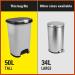 Hefty Garbage Bags Ultra Strong Tall 50 Litres White Kitchen Drawstring Arm & Hammer odour neutralizer 28 Bags - Buy Online on SooperMarket.com