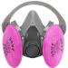 Ayybf Reusable Half Face Cover and 607 Reusable Filter Sponge Used for Painting Dust  Mechanical Polishing and Other Work Protection (Medium)