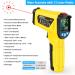 Buy Mestek Infrared Thermometer -50 C to 800 C | Laser IR Pyrometer with K-Probe & LCD Alarm for Kitchen Use - Buy Online on SooperMarket.com