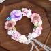 JSGHGDF Flower Headbands Women Bride Flower Crown For Wedding Party Supply Floral Garlands Crown Hair Wreath Floral Headbands Coffee color - Buy Online on SooperMarket.com