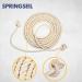 Best Sporting Springs Rope | 100% Natural Cotton & Jute | 280 cm | Handle-less | Top Quality for Clubs Schools & Recreational Sports - Buy Online on SooperMarket.com