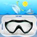 Kids Swim Mask with Nose Cover | Snorkel Diving Mask for Scuba Snorkeling | Anti-Fog Lens | Waterproof Socket | 180 View Angle | Black/Green - Buy Online on SooperMarket.com