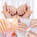 4 Pack Glass Nail Files - Crystal Double-Sided Manicure Set for Gentle Nail Care - Multi-Colored with Case - Perfect Gift for Women & Girls - Buy Online on SooperMarket.com