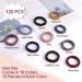 120 Pieces Seamless Hair Ties Hair Bobbles for Women Elastic Hair Ties No Damage Thick Hair Bands Women Girls Ponytail Holders for Thick Heavy and Curly Hair (10 Colors) - Buy Online on SooperMarket.com