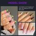 Gelike EC Medium Square Nail Tips - 240 PCS Full Cover Gel X Nail Tips Pre-Etched for Nail Extensions | Medium Square Shape with PMMA Resin Clear False Nails | Press On Nails in 10 Sizes - Buy Online on SooperMarket.com