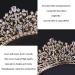 Didder Crystal Tiara - Gold Princess Crown for Women & Girls | Rhinestone Bridal Hair Accessories for Wedding, Prom & Parties - Buy Online on SooperMarket.com