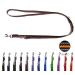 Dog linen adjustable / double linen for medium and large dogs / 2m / 2.40m / 2.80m / 3.50m / 5m (black orange 2m) 2m black orange