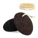 2 Pcs Pumice Stone Dead Hard Skin Callus Remover for Feet/Hands/Body 2 Different Coarse Levels Foot Scrubber Stone with Dry Bath Brush