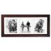 MCS Solid Wood Float Frame Walnut 5 1/2 in. x 13 in.