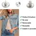 6PCS Perfect Fit Instant Button  Instant Buttons  Jean Replacement Buttons Removable Button No Sew Buttons to Extend or Reduce an Inch to Any Pants Waist in Seconds! 6PCS 6pcs-g - Buy Online on SooperMarket.com