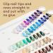 MYLEE Swatch Book - 120 Colour Slots Detachable Nail Colour Chart Display Book Comfortable and Easy to use - Clips in Nail Tips Professional Salon & Home use Portable - Buy Online on SooperMarket.com