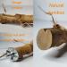 Natural Bamboo Bird Perch Stand Set for Budgies, Lovebirds, and Medium Parrots - 2PCS - Buy Online on SooperMarket.com