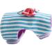 Hamster Harness and Traction Rope 2 Pieces Small Pet Harness with Bowknot Decor Small Animal Outdoor Walking Traction Rope Vest for Ferret Guinea Pig Iguana Rabbit Red Grid + Blue Stripes(XS) - Buy Online on SooperMarket.com