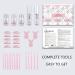 RoseFlower Eyelash Perm Kit - Professional Semi-Permanent Curling Kit with 10 Eyelash Combs & 5 Cleaning Sticks - Salon Grade Home Professional Perm - Buy Online on SooperMarket.com