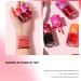 6Pcs Mini Fruit Juice Lip Stain Set - Korean Lip Gloss & Multi-Use Liquid Lipstick | Long Lasting Waterproof High Pigment Colors for Lips & Cheeks - Buy Online on SooperMarket.com
