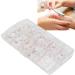Nail Tip 200pcs - ANGGREK Practice Training False Hand Nail Tips for Beginners | White DIY Fake Nail Manicure Tool - Buy Online on SooperMarket.com