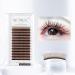 ACTROL YY Brown D Curl 0.07mm 8-15mm Eyelash Extensions - Y Shaped Premade Soft Lashes for Easy Volume - Brown/0.07D8-15mm - Buy Online on SooperMarket.com