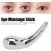 Buy Silver Eye Massage Wand Stick - Zinc Alloy Ergonomic Wrinkle Remover & Skin Care Tool for Women | Enhance Your Eye Care Routine - Buy Online on SooperMarket.com