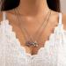 Oralgo's Vintage Star Trailer Chain Necklace - Unisex Cool Jewelry for Everyday Wear - Buy Online on SooperMarket.com