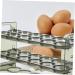COOLHIYA Egg Cartons Egg Carton Eggs Fridge Door Egg Holder Egg Holder for Fridge Door Egg Stand Storage Box Side Door Green 31.00X17.50X10.50CM - Buy Online on SooperMarket.com