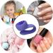 Shitafe Nail Polish Bottle Holder Wearable Wearable Manicure Display Tools - Strong Grip Airlock Suction Silicone Nail Polish Holder For Nail Art Salon Design Violet - Buy Online on SooperMarket.com