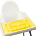 EasyMat 'Perfect Fit' Design for IKEA Antilop Highchair by EasyTots | Bespoke Design Baby Suction Plate & Placemat | Best Accessory for Baby Led Weaning Yellow