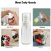 YAMYONE 2Pcs 60ml Fine Mist Spray Bottle Set for Travel - Refillable Containers for Essential Oils, Perfume, Toners - Perfect for Hair & Makeup On-The-Go - Buy Online on SooperMarket.com