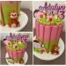 Personalised Monkey Cake Topper - Edible Fondant Safari Jungle Cupcake Decorations with an Edible Glue - Kids Birthday Supplies - Buy Online on SooperMarket.com