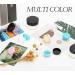 ZEJIA 10pcs Sample Containers | Cosmetic Jars with Screw Lids | 5 Sizes 3, 5, 10, 15, 20 Gram | BPA Free Makeup Sample Containers | Includes Labels and Spatula | 10pcs-Black - Buy Online on SooperMarket.com