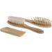 Kyte BABY Bamboo 3-Piece Brush Set - Goat Hair Brush, Wooden Bristle Brush, Bamboo Comb - Buy Online on SooperMarket.com