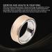 Smart Health Ring Sleep Monitoring Smart Health Monitor Ring Step Counting with Long Endurance for Night Use (20)(20 20) 20 20 - Buy Online on SooperMarket.com