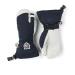Hestra Army Leather Heli Ski Junior Mitt (Youth 4-13yrs) | Waterproof, Insulated Classic 3-Finger Leather Kids Gloves for Winter, Skiing & Playing in The Snow Navy 5