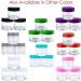 Beauticom Premium 30G/30ML Clear Jars (6 Pack) - BPA Free Round Containers with White Lids for Beads Gems Glitter & Crafts - Buy Online on SooperMarket.com