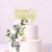 Sumerk Gold Glitter Happy Birthday Cake Topper 1PC Cake Toppers for Birthday Party Decorations Supplies - Buy Online on SooperMarket.com