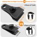TEANTECH Tarp Clips with Carabiner Kit - Heavy Duty Lock Grip Camp Tent Clamp Clips - 20pcs Black Upgrade for Outdoor Camping and Canopies - Buy Online on SooperMarket.com