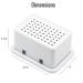 Baby Proof Outlet Cover Box - Childproof Plug Covers for Electrical Outlets and Wall Sockets - Safety Locks Included - Buy Online on SooperMarket.com