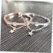 MAGICLULU Star Hand Jewelry Gemstone Bracelets Cuff Bracelet Sun and Moon Bracelet Star Women Bracelet Womens Bracelets Bracelet for Women Crystal Bead Bracelet Pendant Miss Vintage Silver 19.5*1.2cm - Buy Online on SooperMarket.com