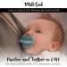 Milk Snob Calm n Cuddle Silicone Pacifier 6-18 Months - BPA Free Teether for Baby Girl and Boy. Perfect Baby Shower Gift for New Moms! Stage 2 Blue Breeze - Buy Online on SooperMarket.com