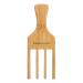 GranNaturals Hair Picks for Curly Hair - 4-Prong Wide-Toothed Comb Hair Pick for Fluffing Curls - Wooden Hair Pic for Combing, Styling, Detangling African American Hairstyles and Curly + Wavy Hair