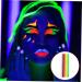 HAPINARY 5pcs Halloween Paint Pen Glow Eyeliner Pencil Eyeliner Fluorescence Make up Highlighter Plastic - Buy Online on SooperMarket.com