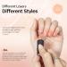 Modelones Gel Nail Polish 6 Colors Jelly Gel Polish Transparent Sheer Nude Neutral Nail Polish Soak Off UV Gel Nail Kit DIY Nail Art Salon Manicure Gifts for Women Girls Jelly Nude - Buy Online on SooperMarket.com