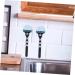 Angoily 2-Pack Razor Holder Shower Hook - Suction Hook for Bathroom Storage & Razor Organization - Buy Online on SooperMarket.com